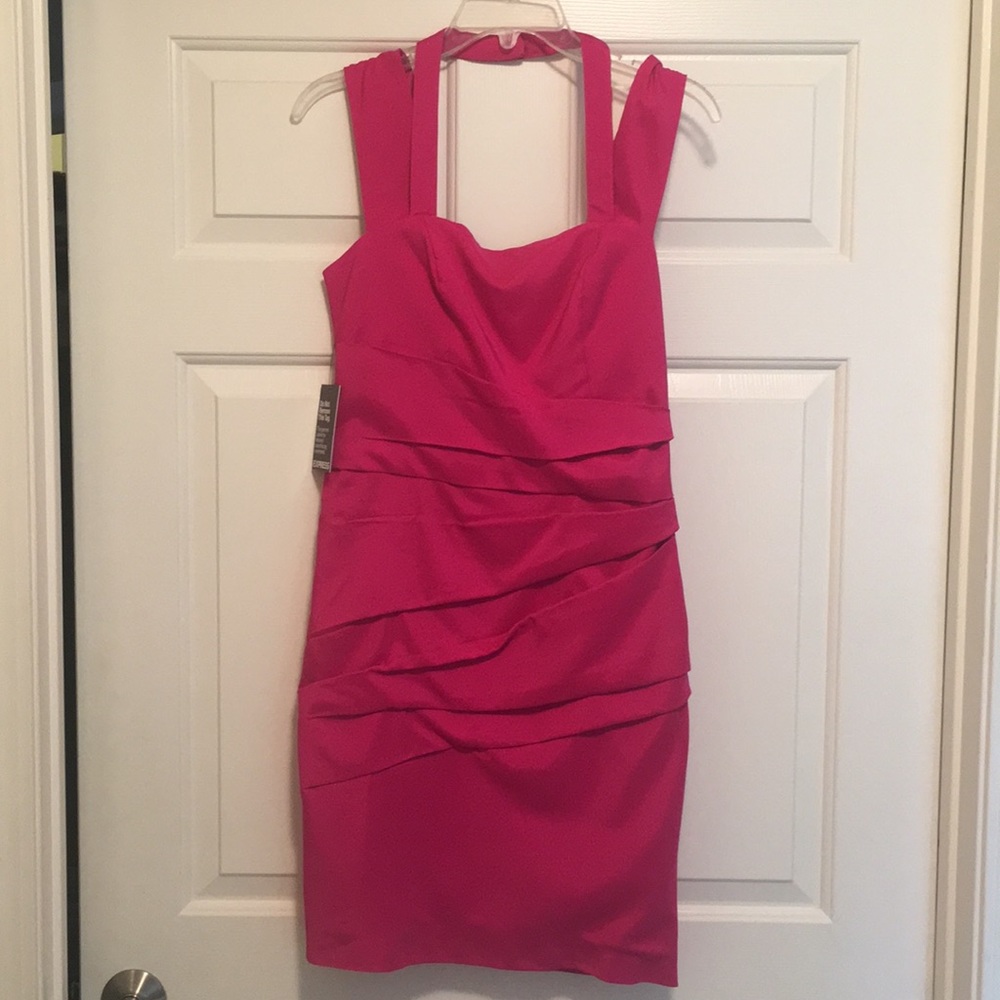 Pink short dress